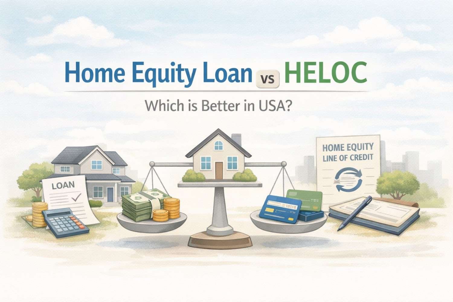 Home Equity Loan vs HELOC – Which is Better in USA?